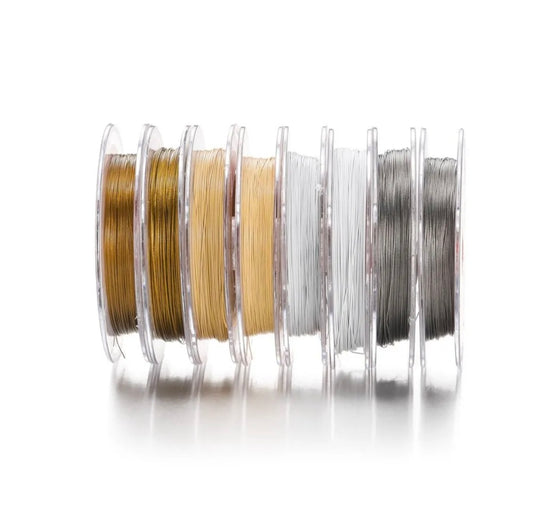 Gold wire, soft wire, soft steel wire, handmade DIY bead, precious wire, bracelet, necklace, jewelry accessories, materials
