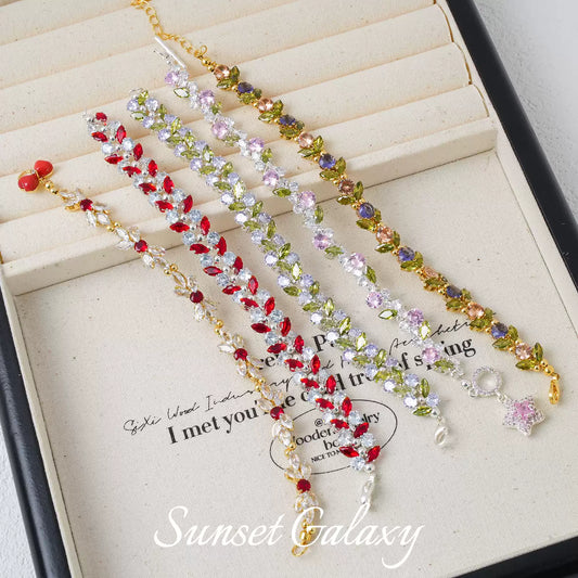MY Ma Yan Diamond Claw Diamond Plated with Genuine Gold DIY Handmade Bracelet Necklace Bead Material Accessories